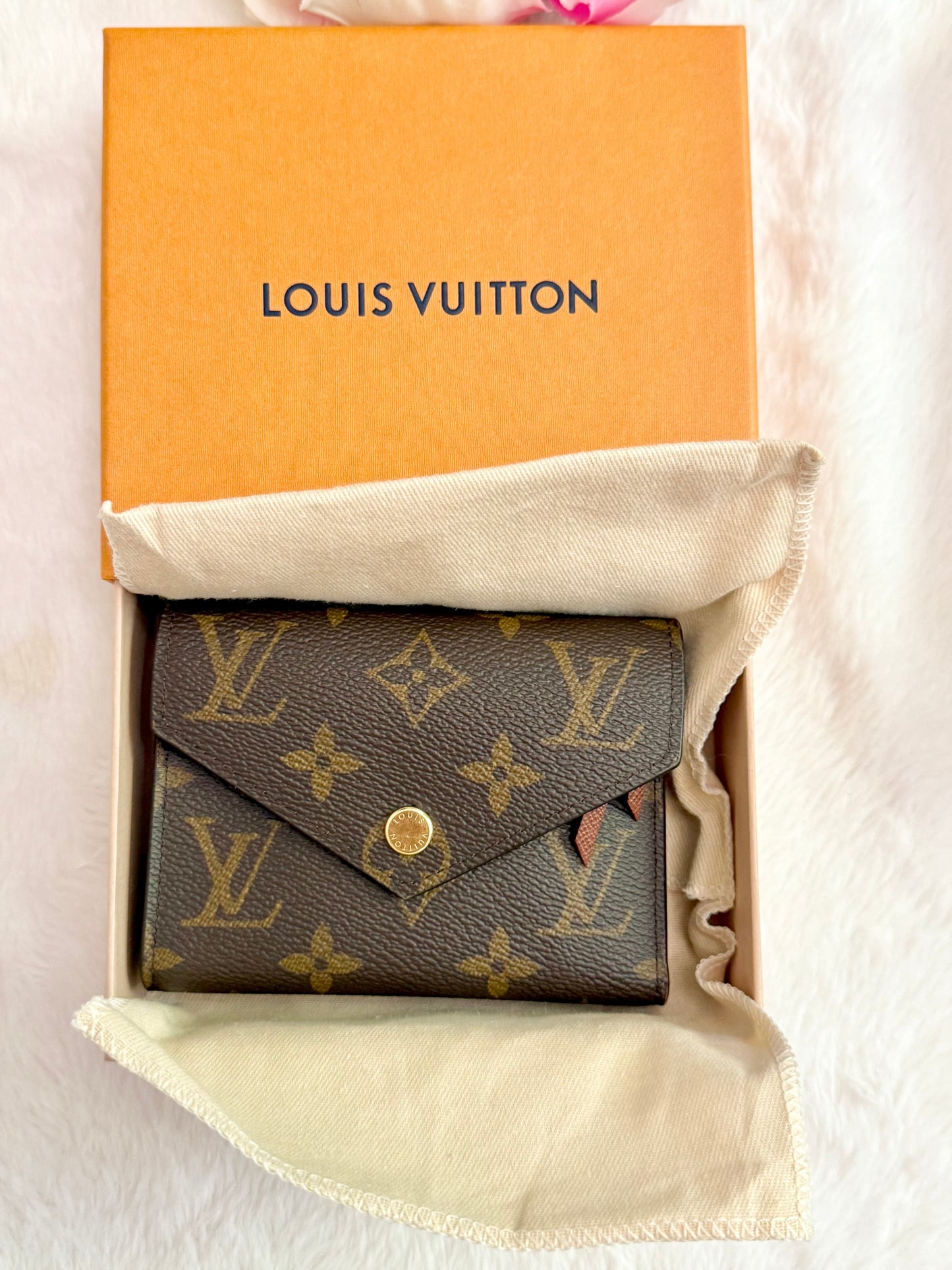 Louis Vuitton Victorine Mono Armagnac Wallet