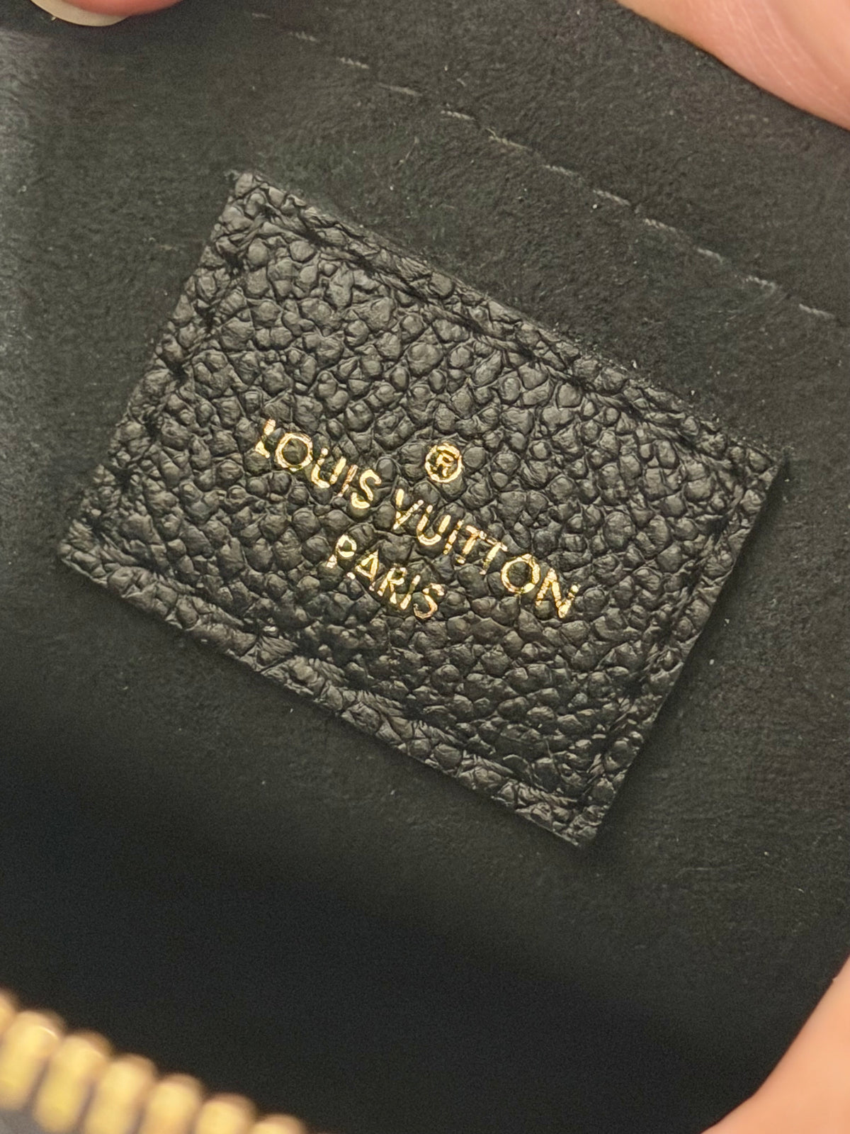 Louis Vuitton Multi Pochette Mono Giant Empreinte Black
