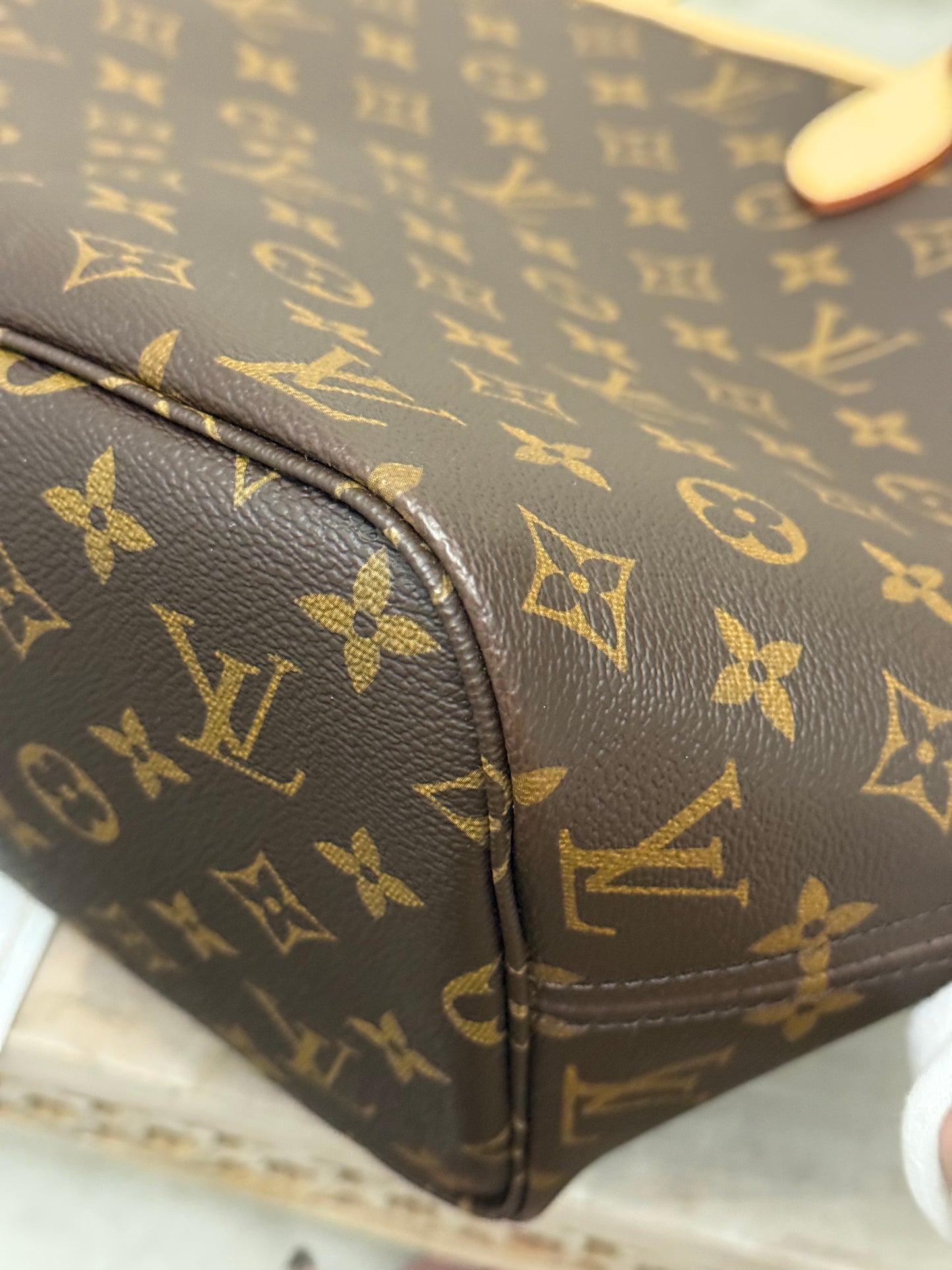 Louis Vuitton Neverfull MM Mono Cerise Bag Only