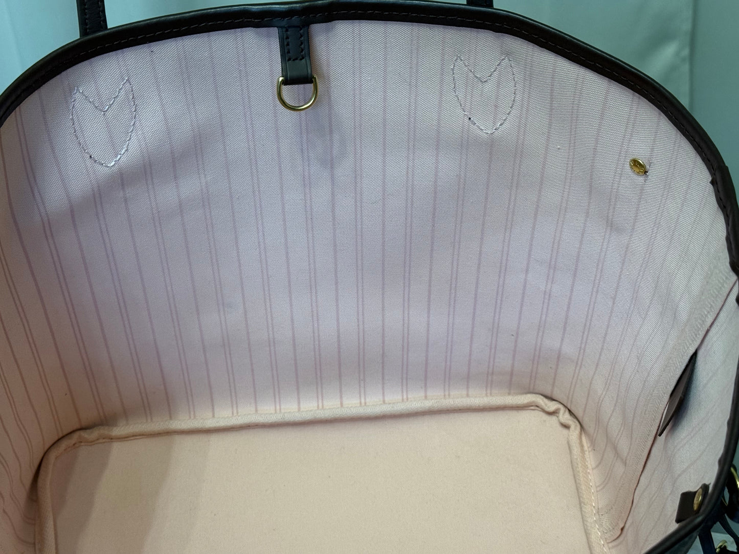 Louis Vuitton Neverfull MM Damier Ebene Rose Ballerine
