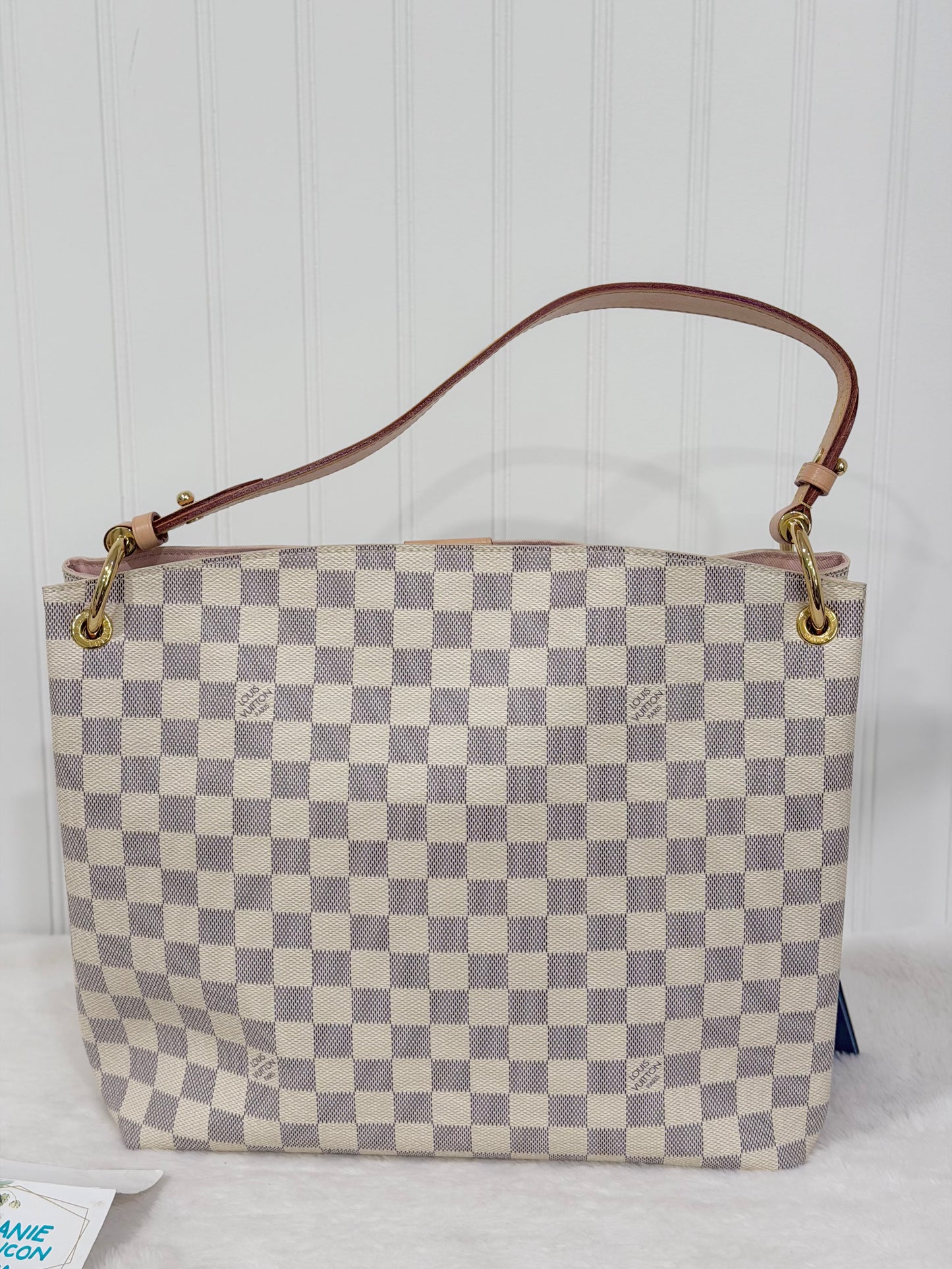 Louis Vuitton Graceful PM Damier Azur Rose Ballerine