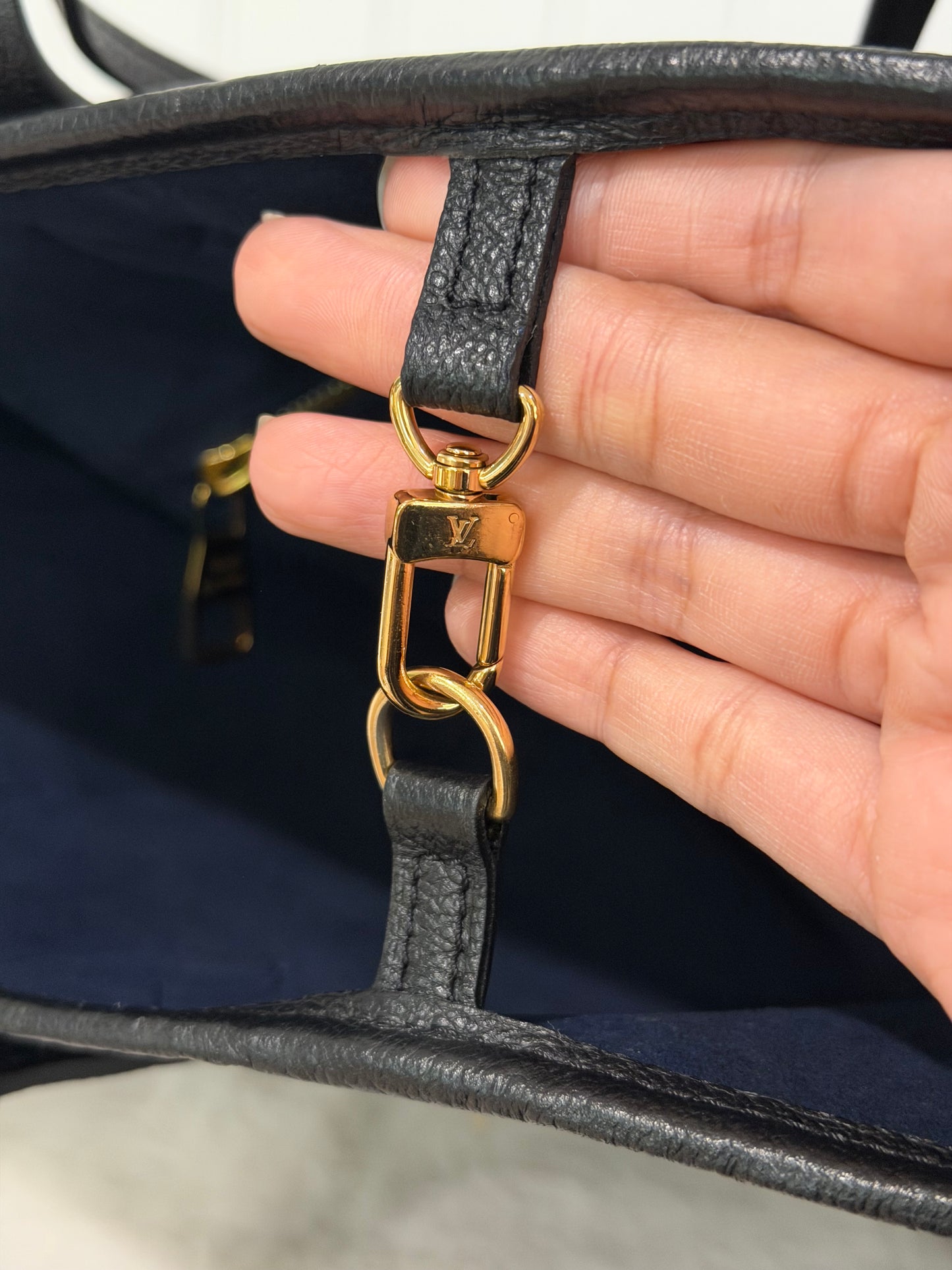Louis Vuitton Neverfull Mono Giant Empreinte Black