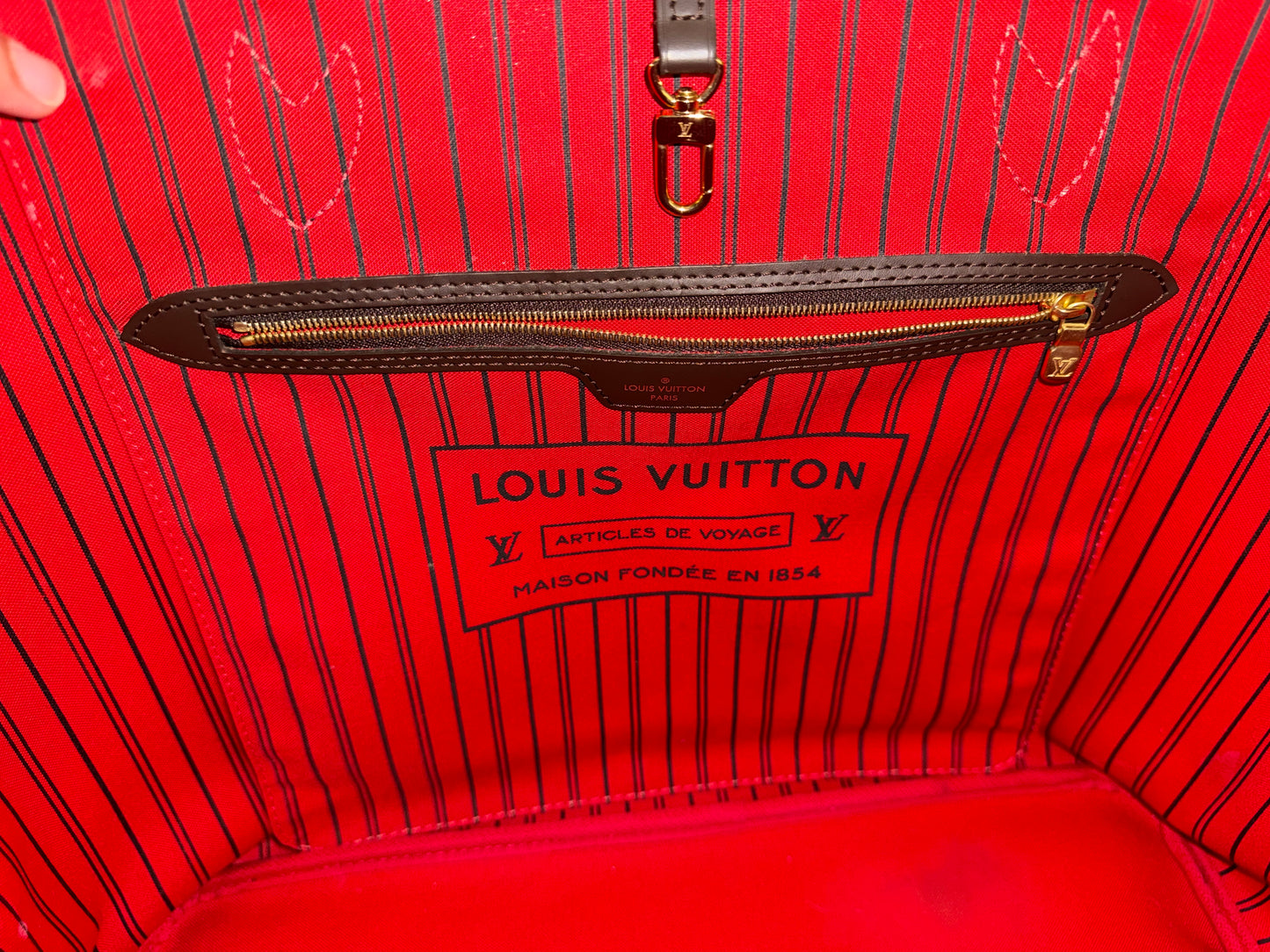 Louis Vuitton Neverfull GM DE Cerise Bag Only
