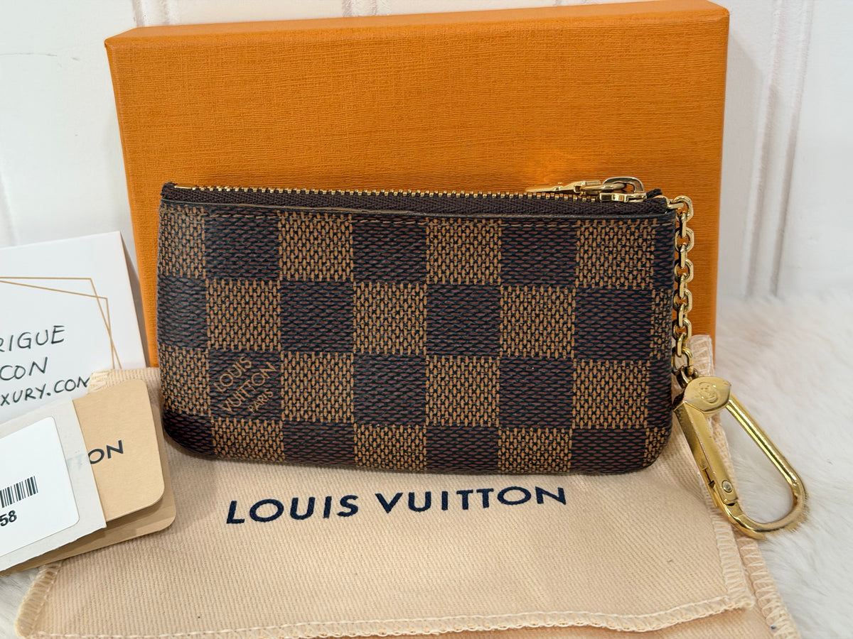 Louis Vuitton Key Pouch/Cles Damier Ebene