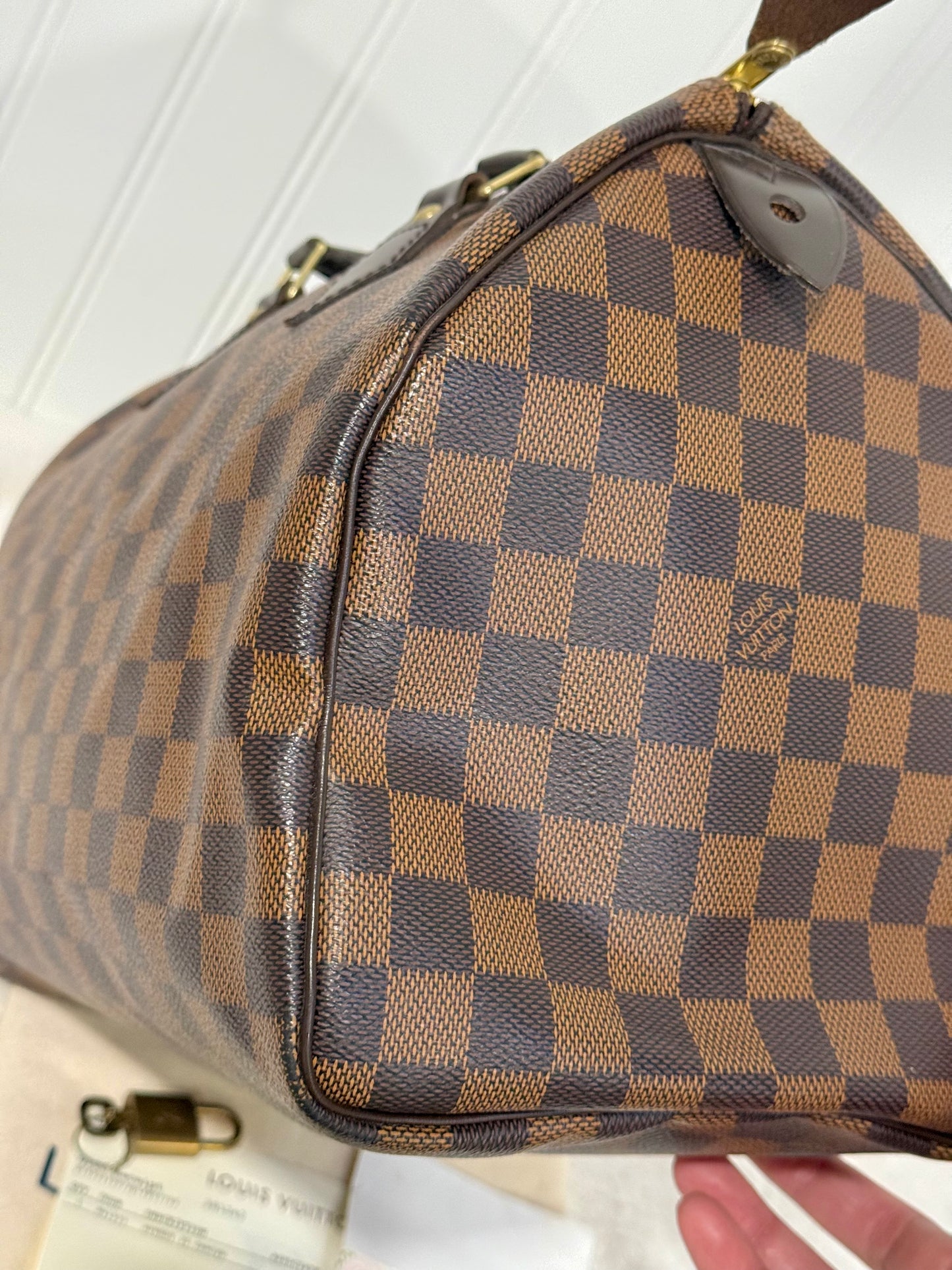 Louis Vuitton Speedy 30 Damier Ebene