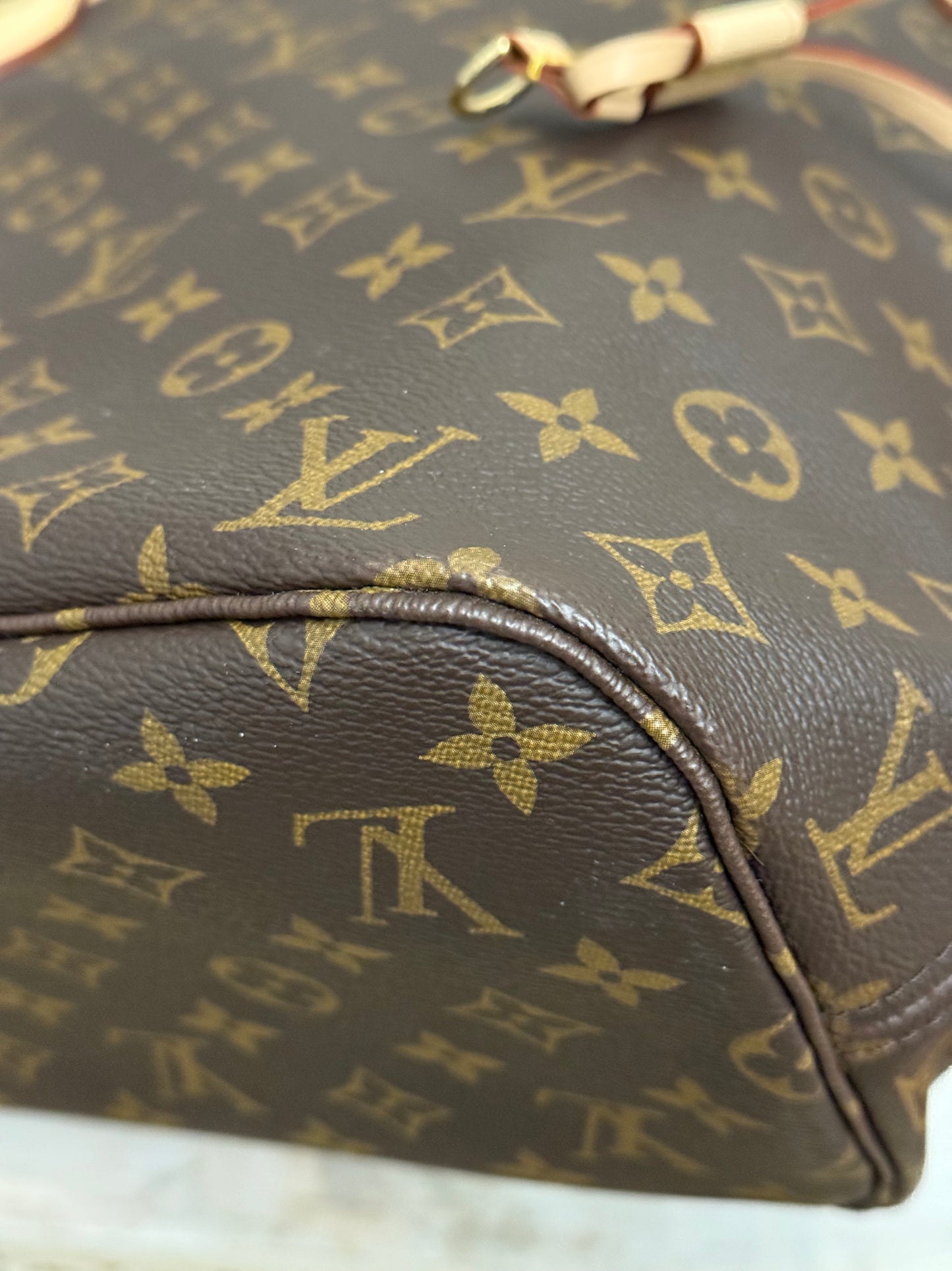 Louis Vuitton Neverfull MM Mono Pivoine Bag Only