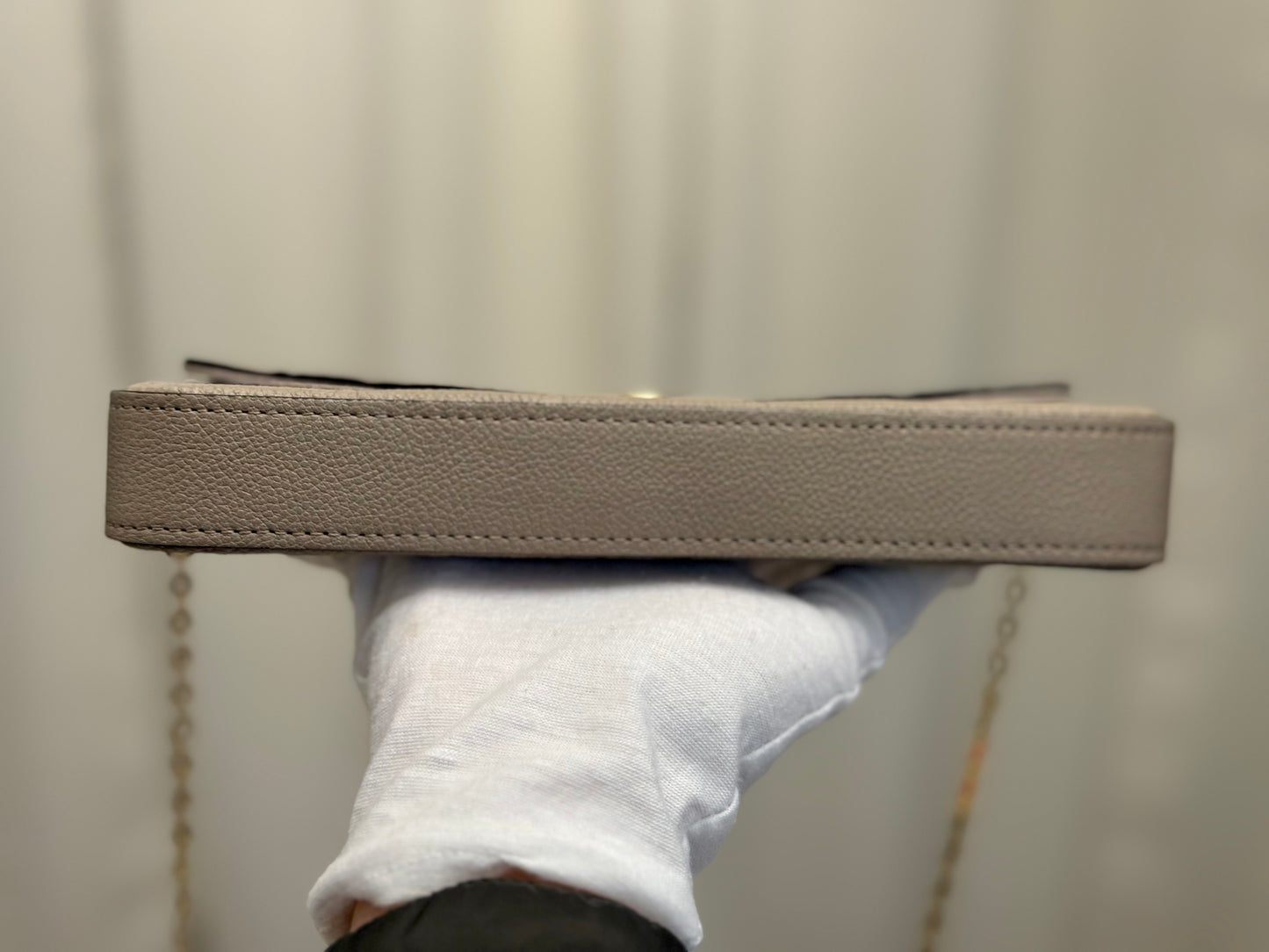 Louis Vuitton Felicie Pochette Empreinte Turtledove Full Set