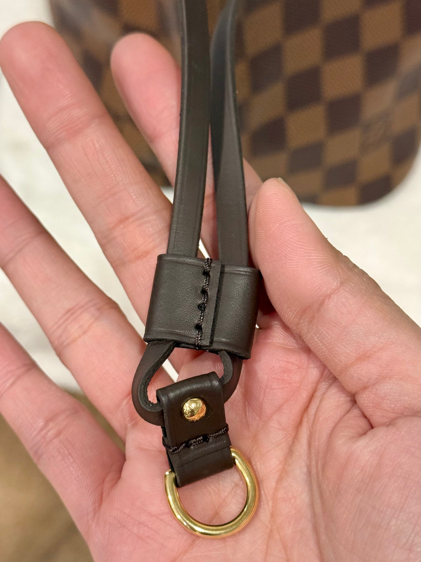 Louis Vuitton Neverfull MM Damier Ebene Cerise