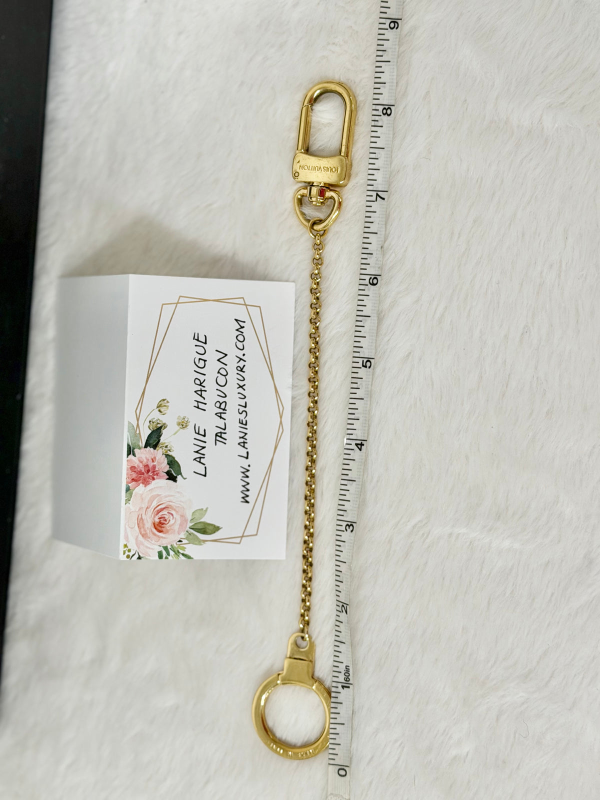 Louis Vuitton 8.25” Strap Extender Chain