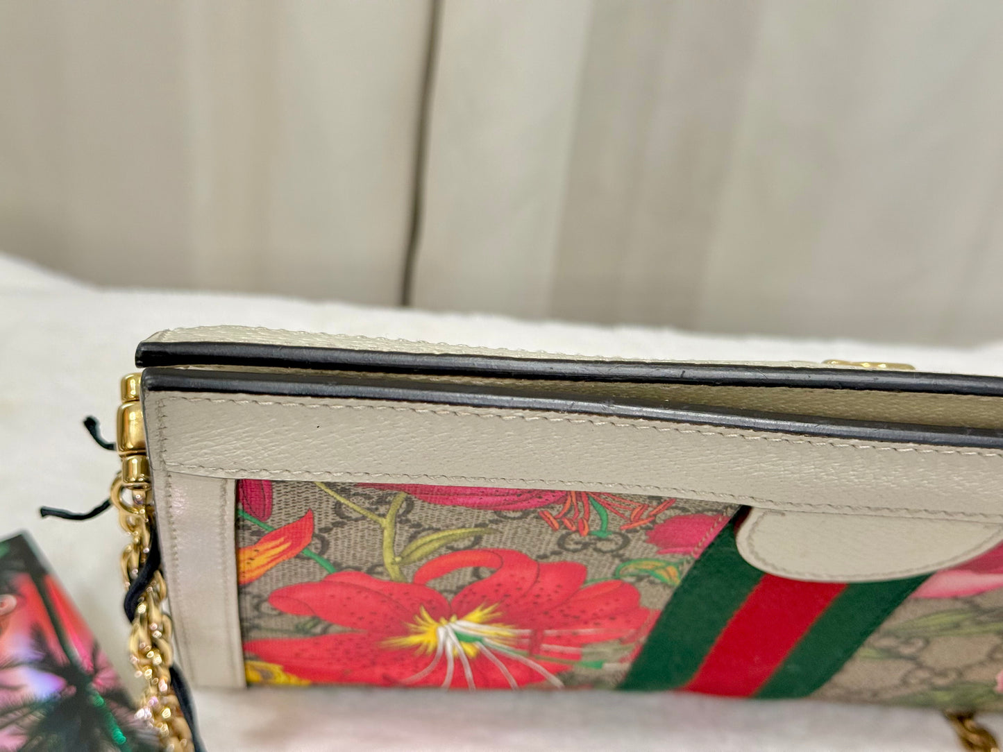 Gucci GG Supreme Flora Ophidia Small Shoulder Bag 503877