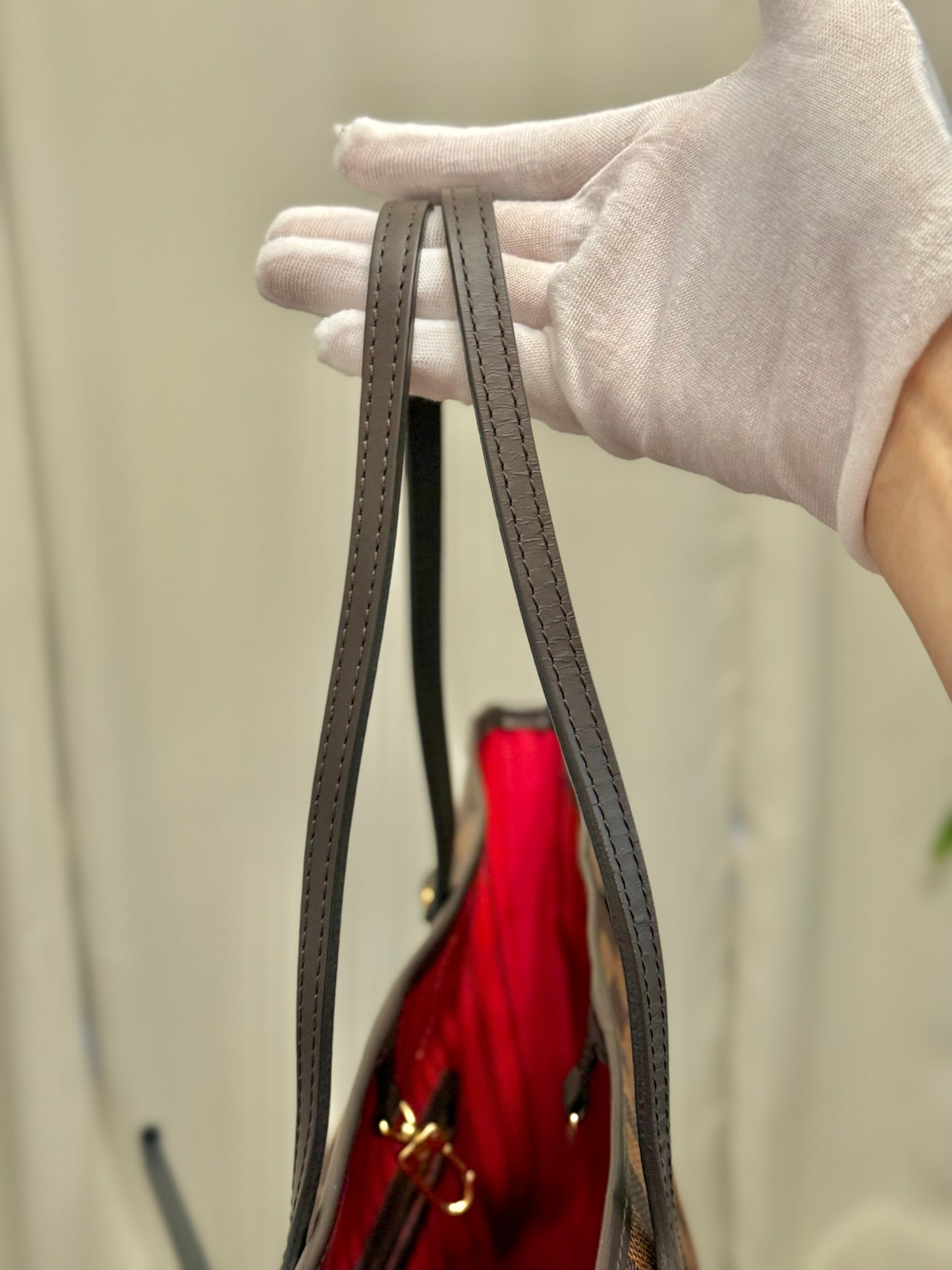 Louis Vuitton Neverfull MM DE Set (Bag and Pouch)