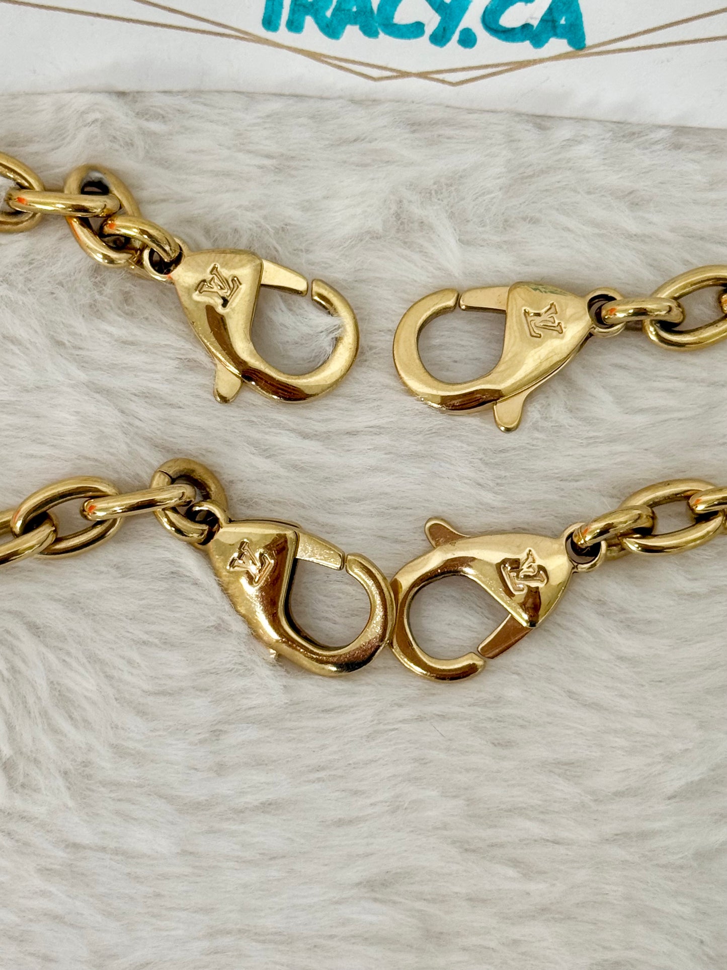 Louis Vuitton Metal Chain Straps from Pochette Camille