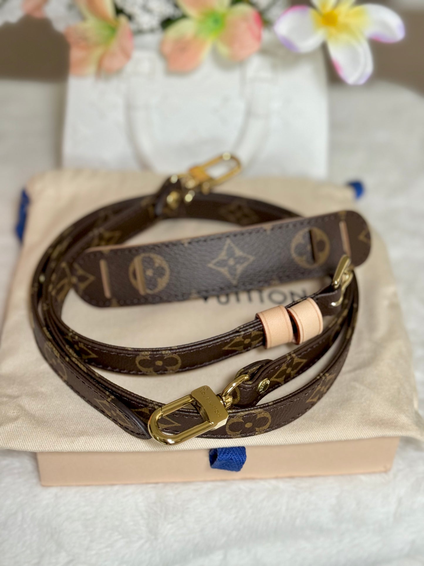 Louis Vuitton J52315 Mono Adjustable Strap 16mm