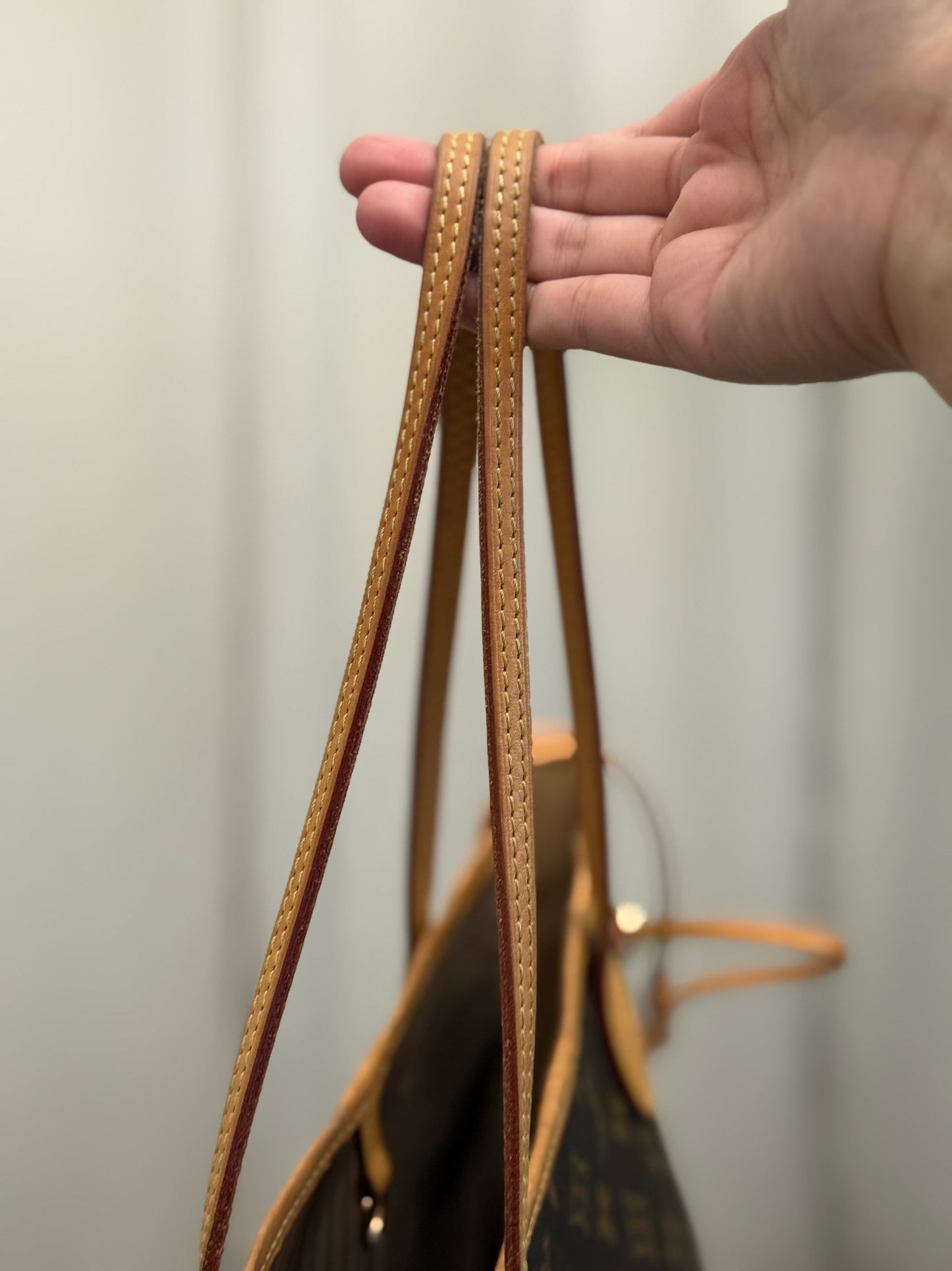 Louis Vuitton Neverfull MM Mono Beige