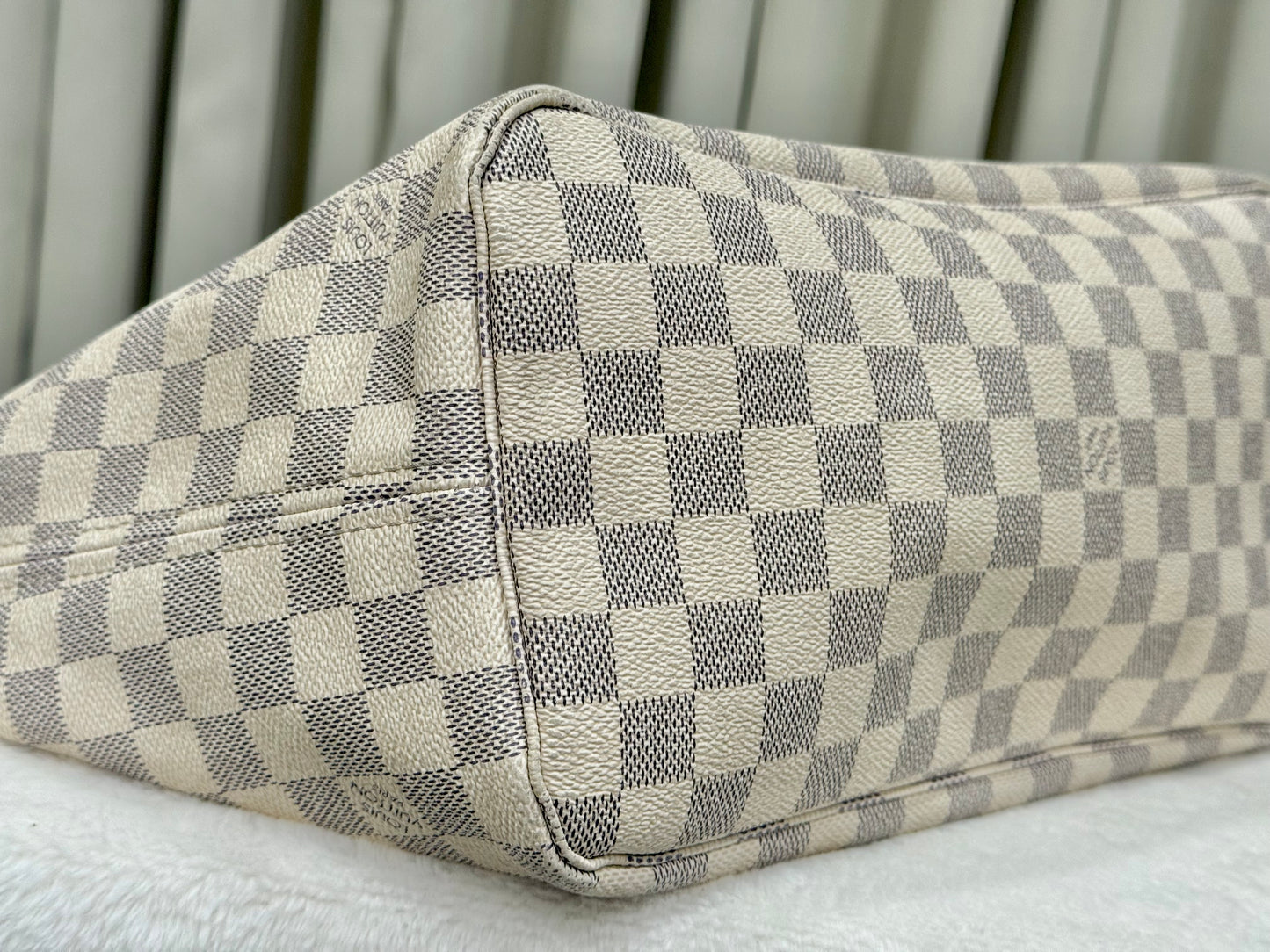 Louis Vuitton Neverfull MM Damier Azur Beige