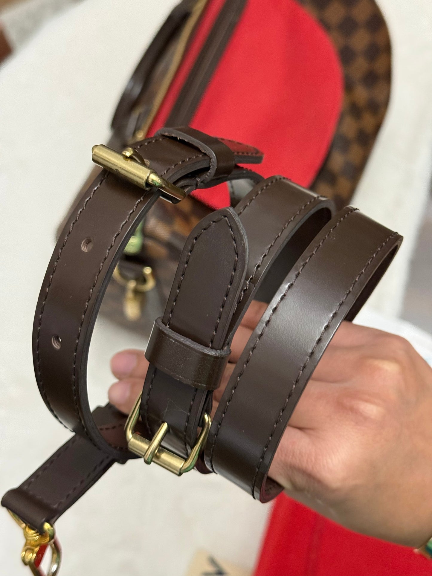 Louis Vuitton Speedy 30 Bandouliere Damier Ebene