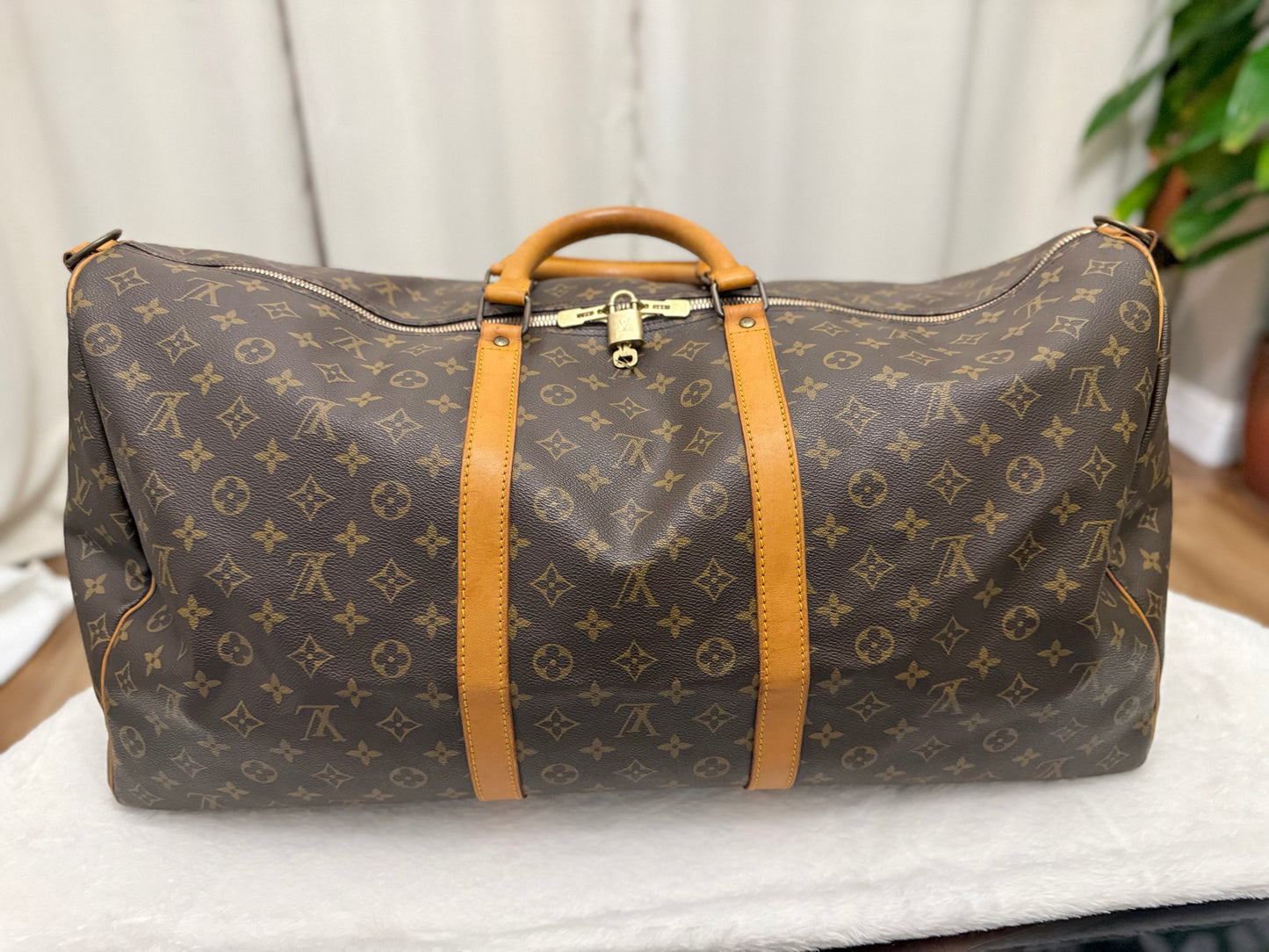 Louis Vuitton Keepall Bandouliere 60 Mono Vintage April 1984