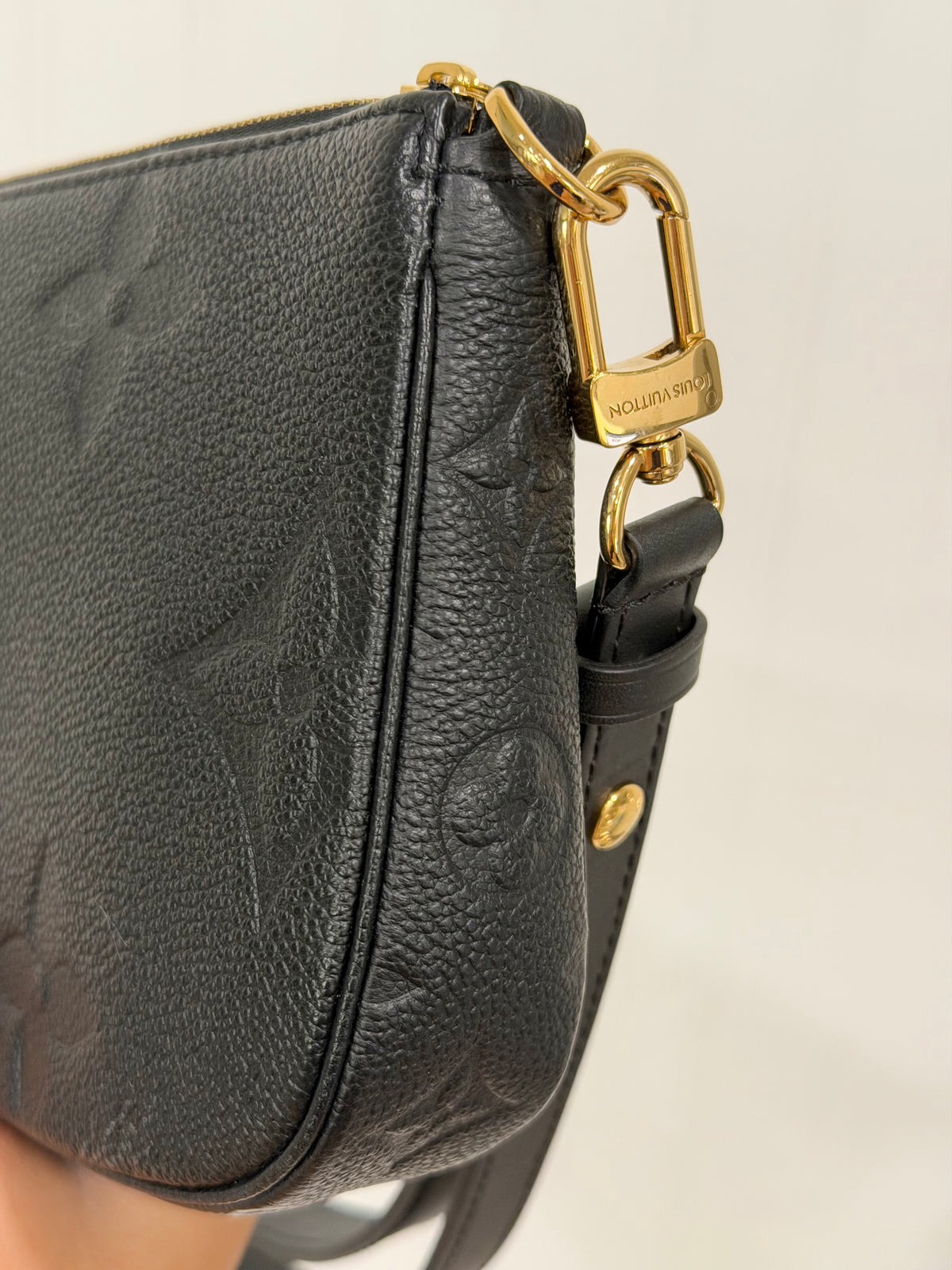 Louis Vuitton Multi Pochette Mono Giant Empreinte Black