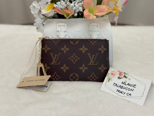 Louis Vuitton Key Pouch Mono Size S