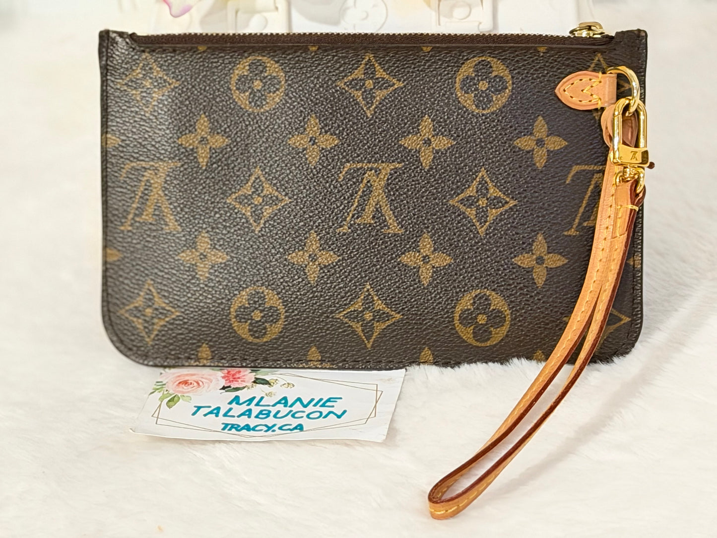 Louis Vuitton Neverfull PM Mono Fuchsia FULL SET