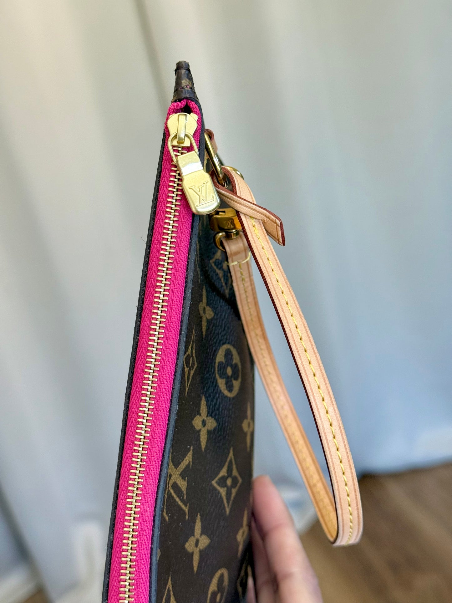 Louis Vuitton Neverfull GM Mono Pivoine Bag and Pouch