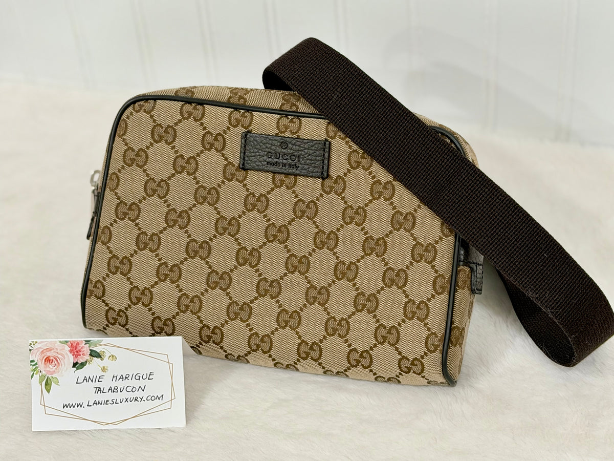 Gucci GG Canvas Belt Bag Unisex