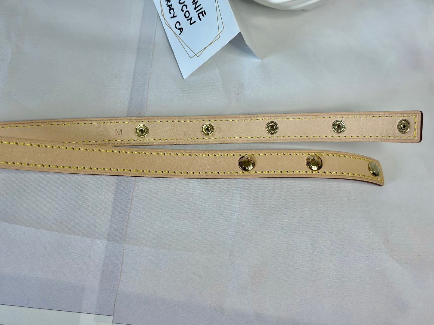 Louis Vuitton Vachetta Belt Strap Size M