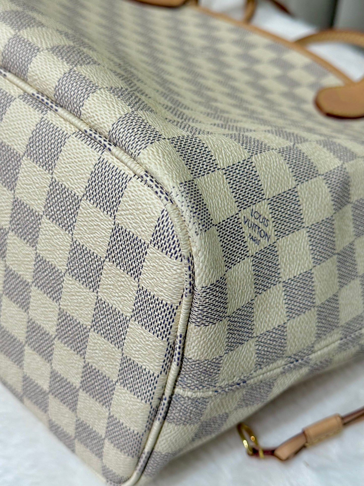 Louis Vuitton Neverfull MM Damier Azur Rose Ballerine