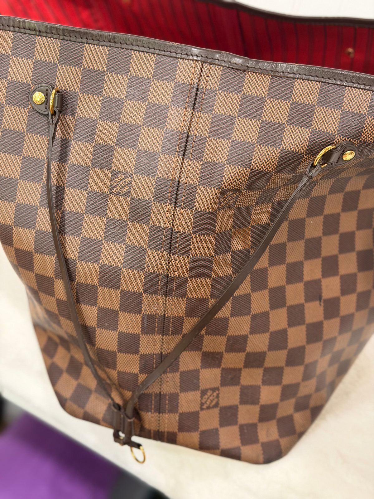 Louis Vuitton Neverfull GM DE Cerise Bag Only