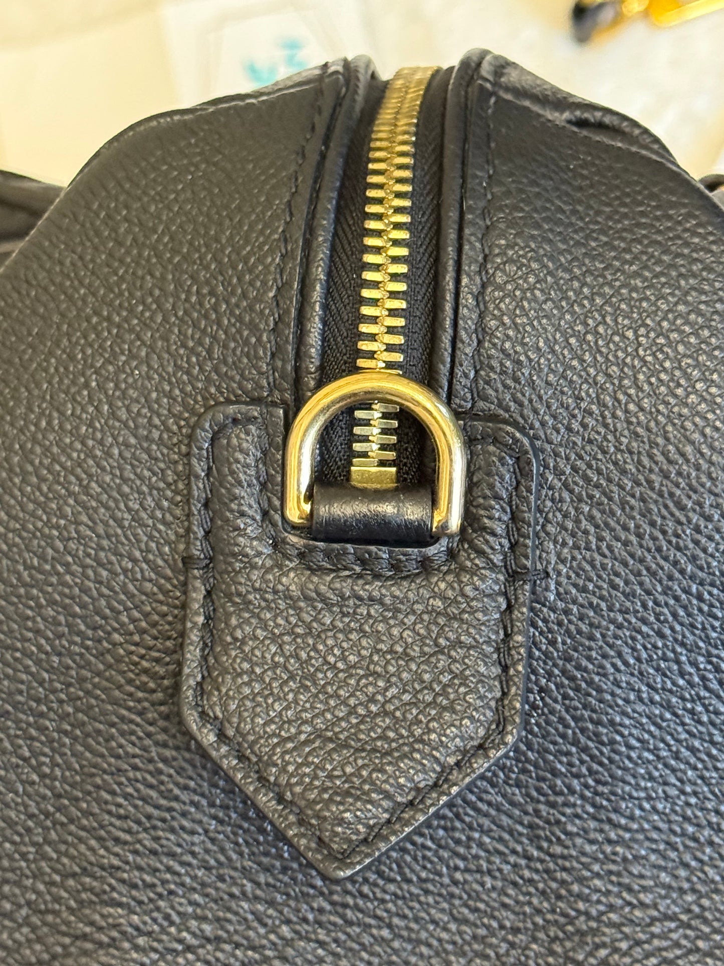 Louis Vuitton Speedy 25 Bandouliere Mono Empreinte Black/Noir
