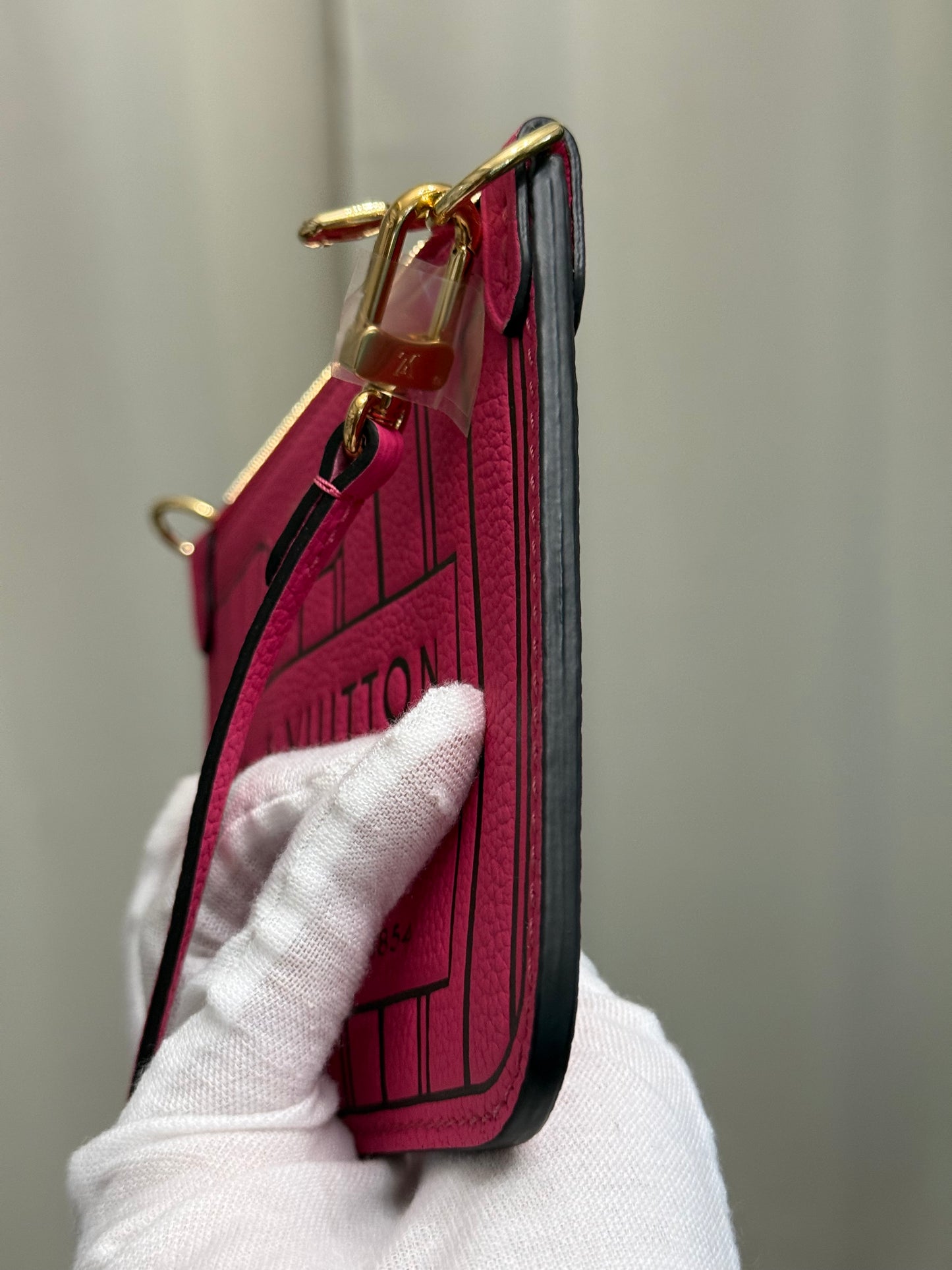 Louis Vuitton Neverfull BB Inside Out Bandouliere Rose Pondichery