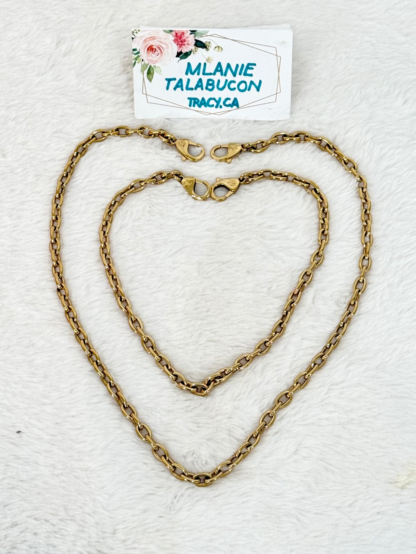 Louis Vuitton Metal Chain Straps from Pochette Camille