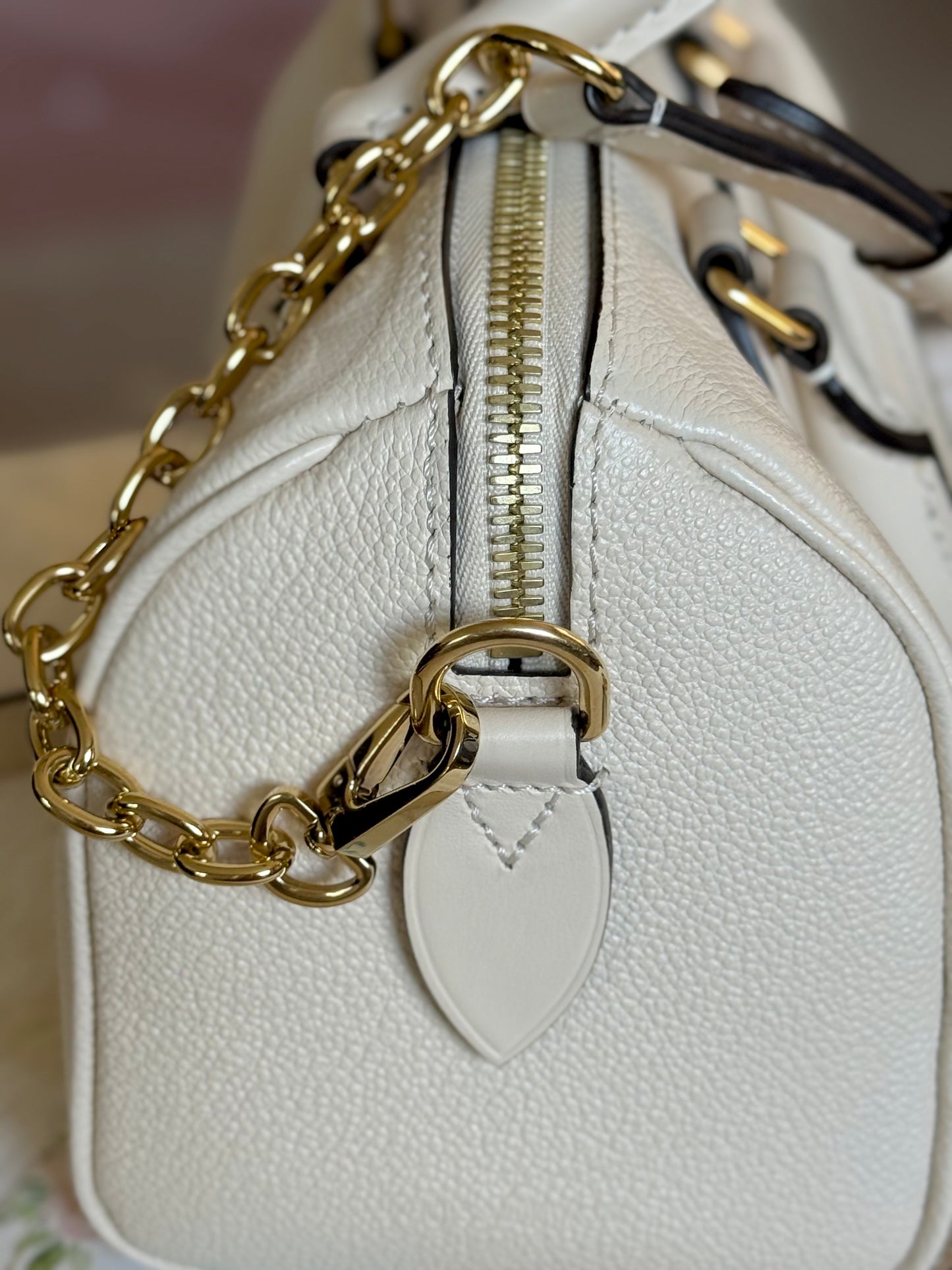 Speedy Bandouliere 20 Mono Giant Empreinte Creme