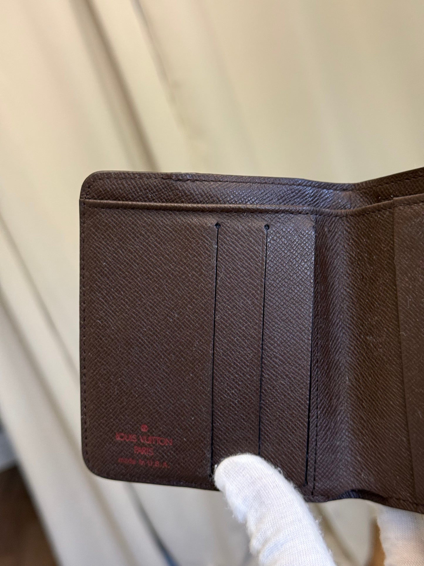 Louis Vuitton Compact Zippy Wallet in Damier Ebene