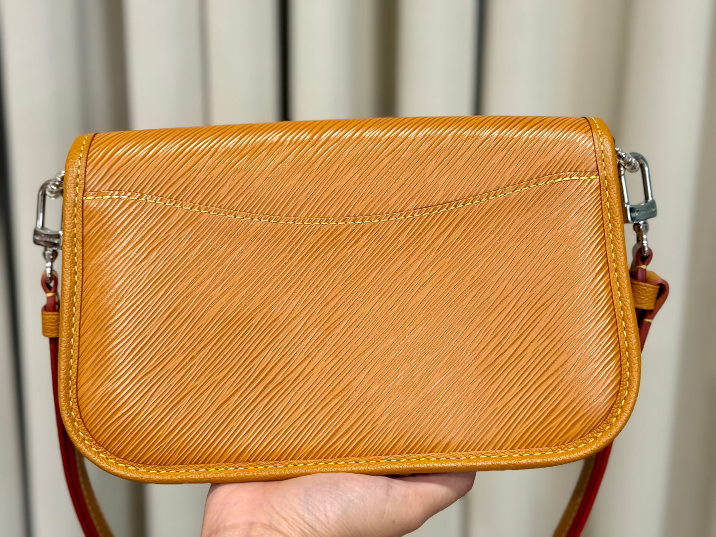 Louis Vuitton Buci in Epi Gold Honey