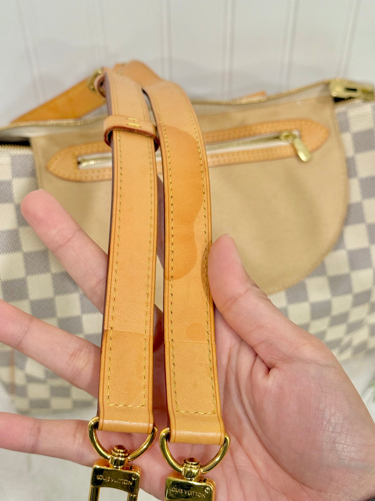 Louis Vuitton Speedy 30 Bandouliere Damier Azur