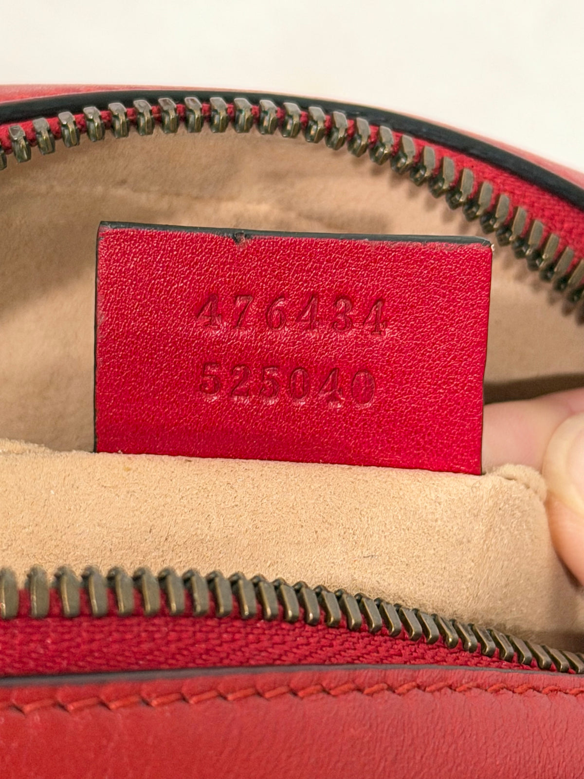 Gucci GG Marmont Matelassé Belt Bag Hibiscus Red Aged Gold-tone HW