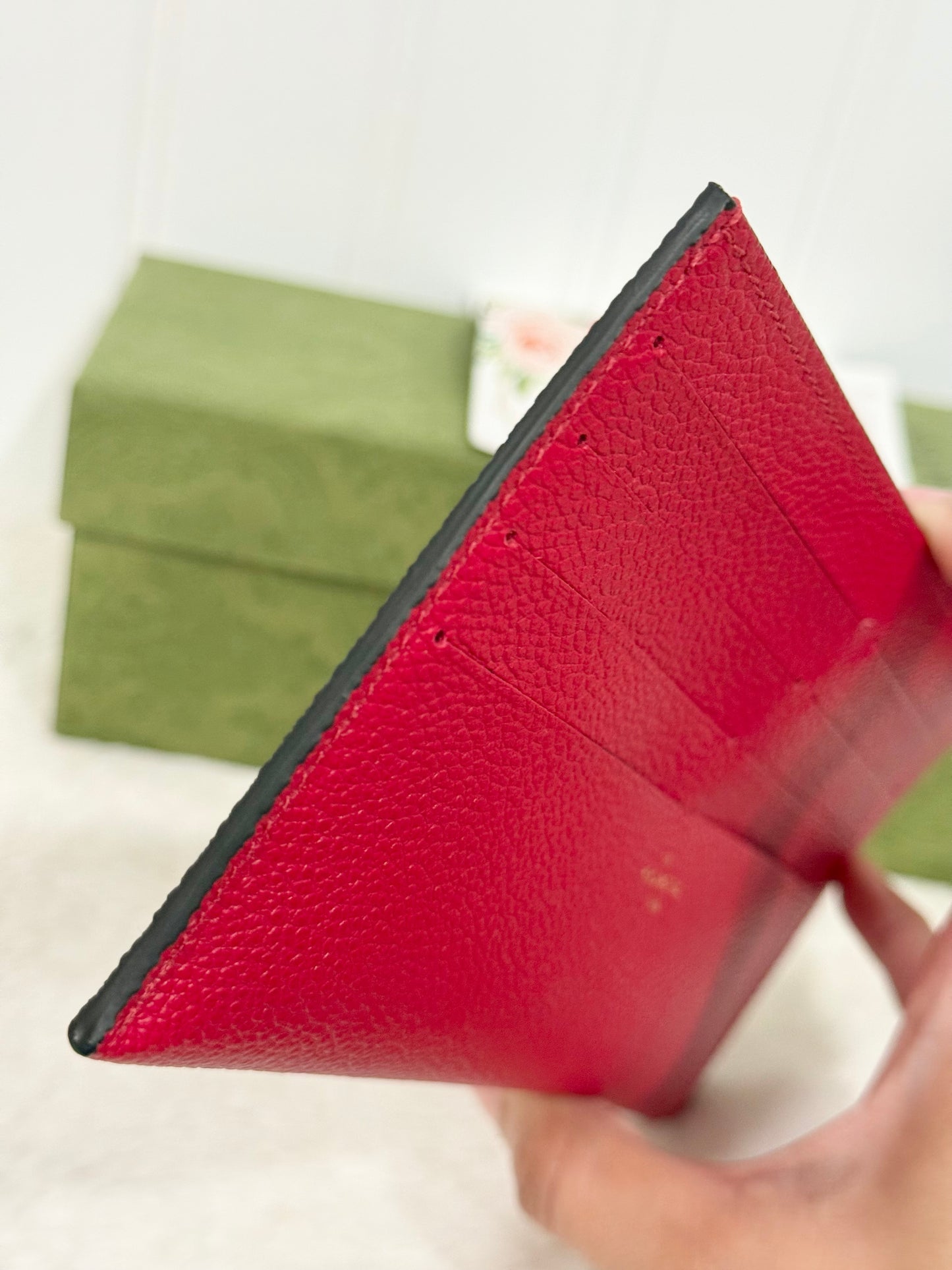 Louis Vuitton Felicie Pochette Mono Empreinte Scarlet Red