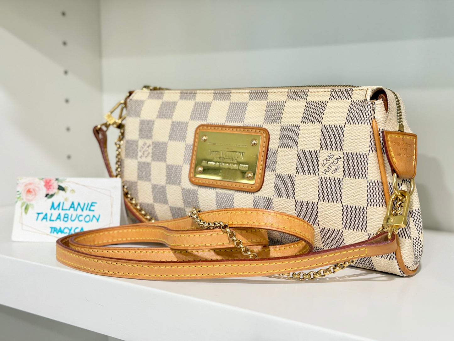Louis Vuitton Eva Pochette Damier Azur