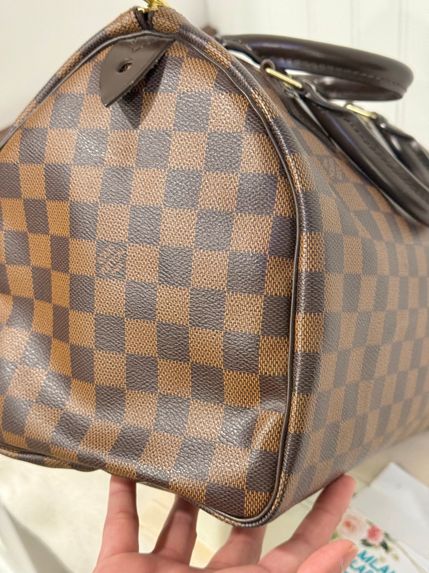 Louis Vuitton Speedy 30 Damier Ebene