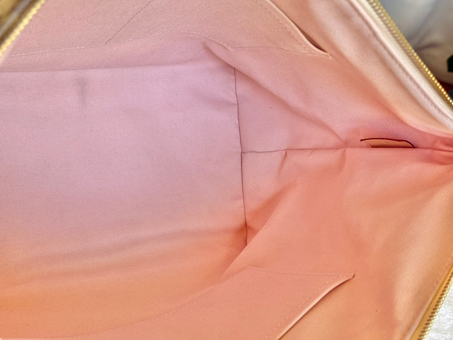 Louis Vuitton Ièna MM Damier Azur Rose Ballerine