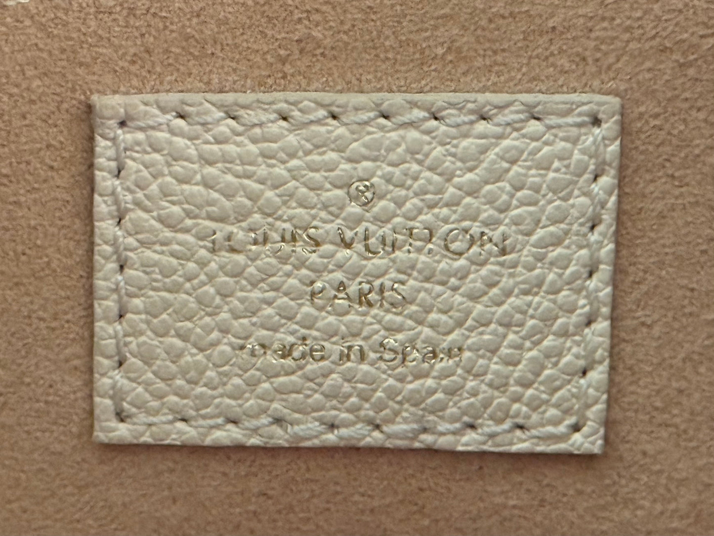 Louis Vuitton Large Pochette Giant Mono Empreinte Cream from MPA