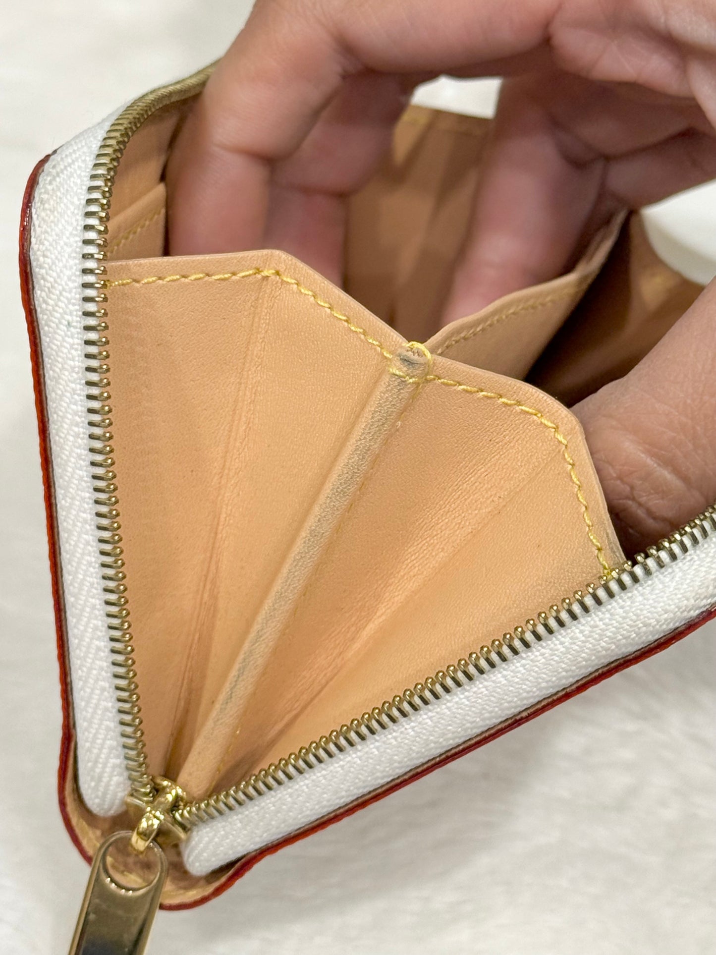 Louis Vuitton Zippy Compact Multicolor White/Blanc