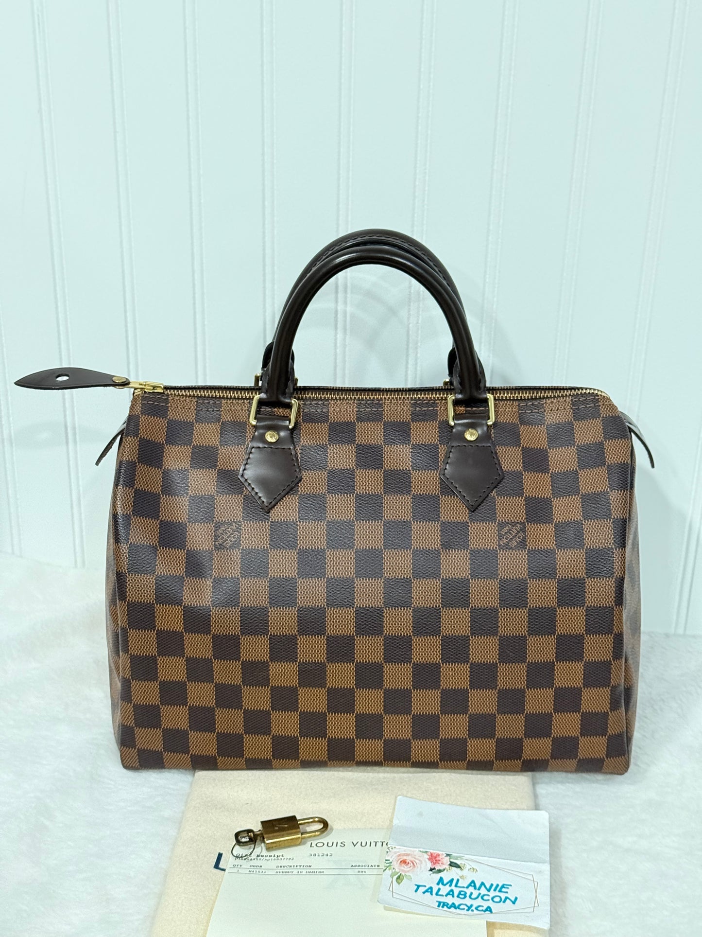Louis Vuitton Speedy 30 Damier Ebene