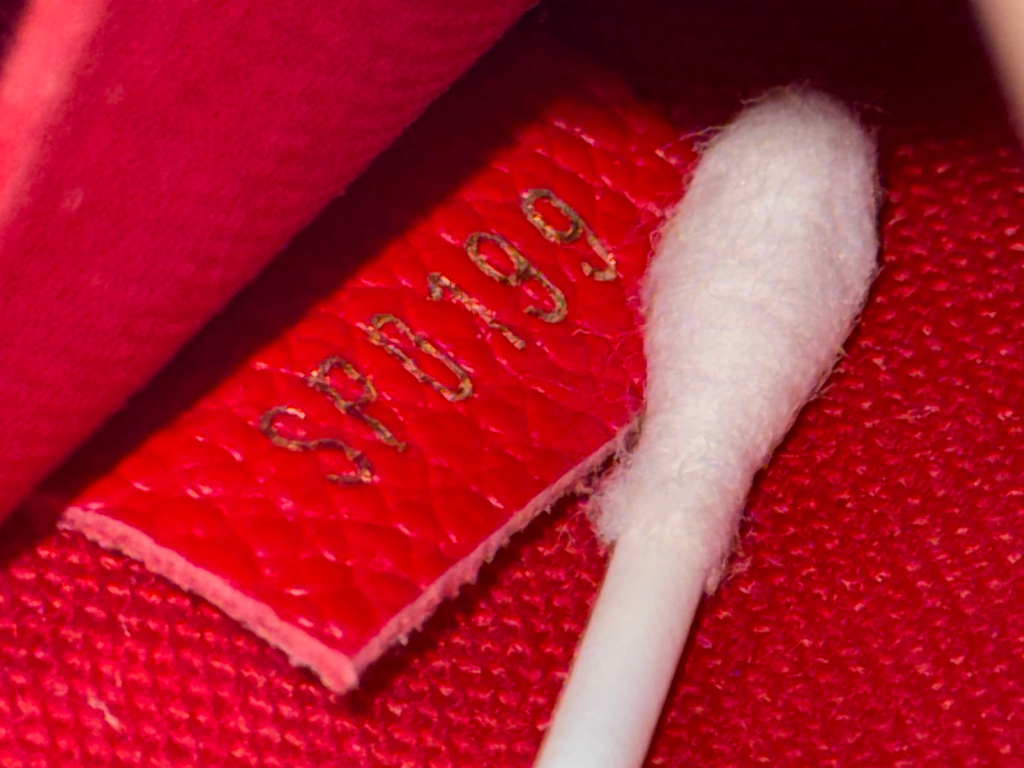 Louis Vuitton Felicie Pochette Mono Empreinte Scarlet Red