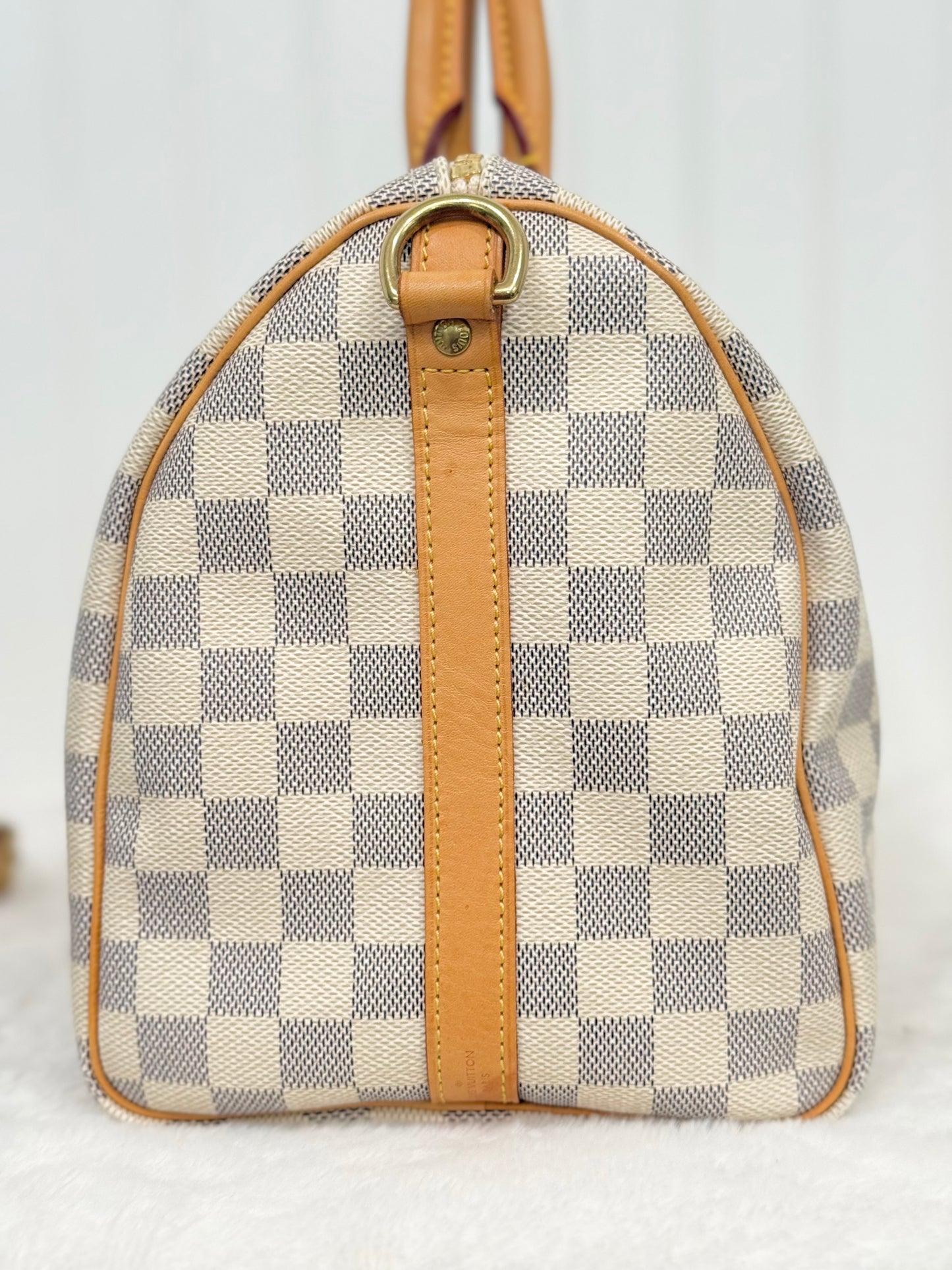 Louis Vuitton Speedy 30 Bandouliere Damier Azur