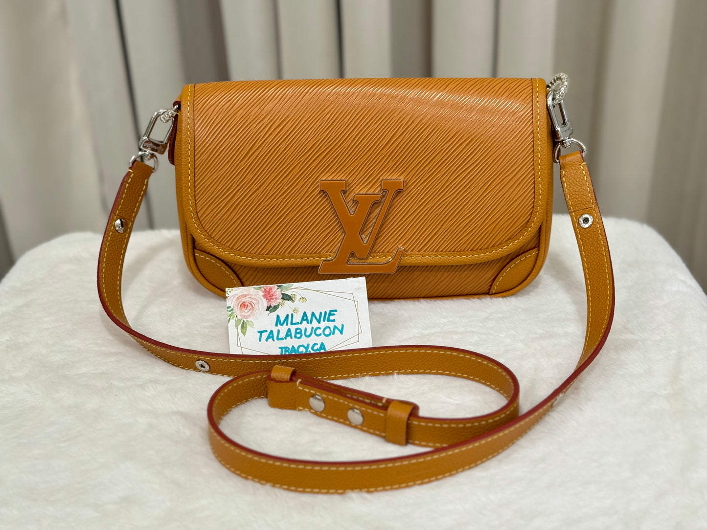 Louis Vuitton Buci in Epi Gold Honey