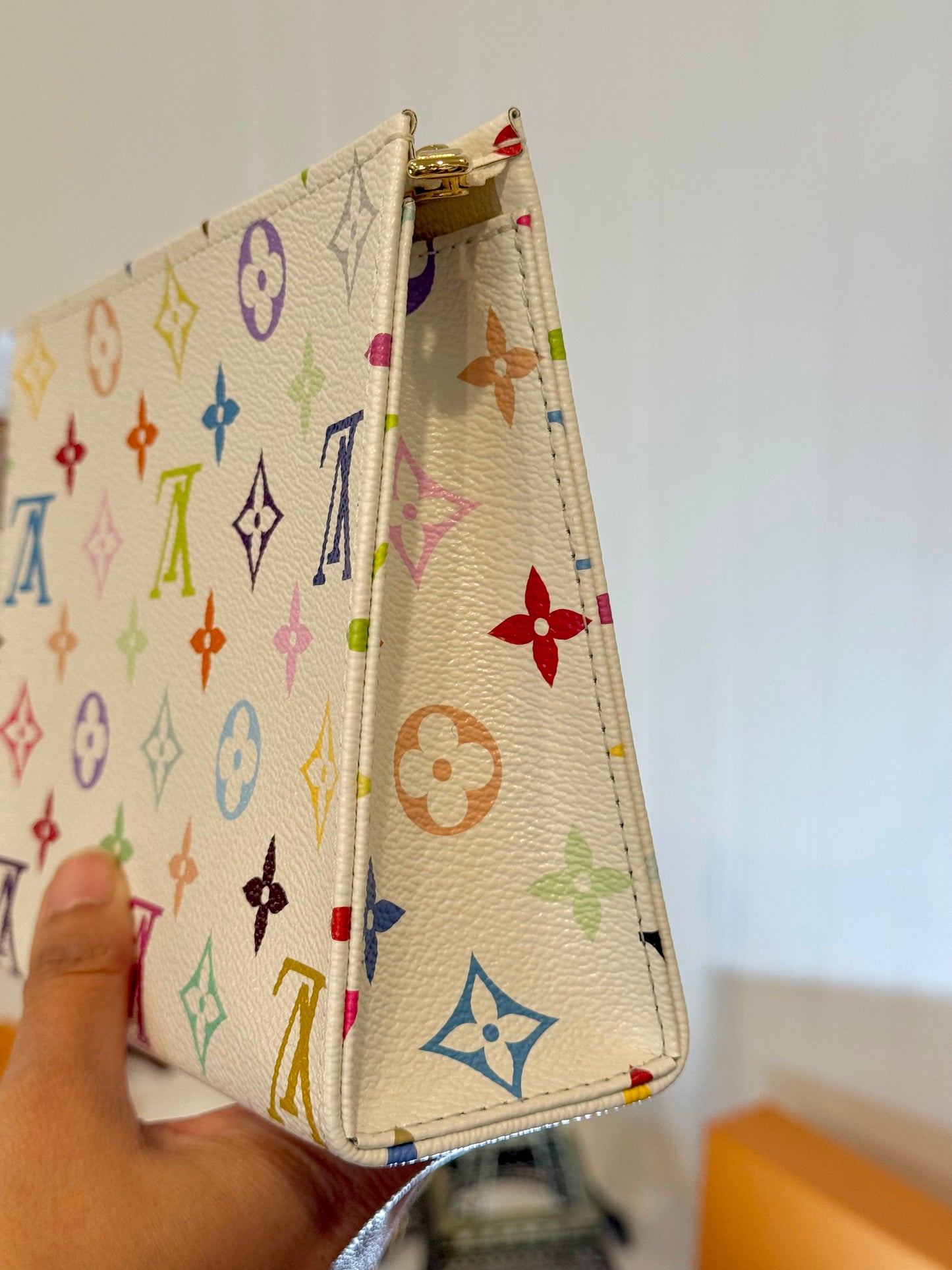 Louis Vuitton Toiletry 19 Takashi Murakami Multicolore Blanc/White