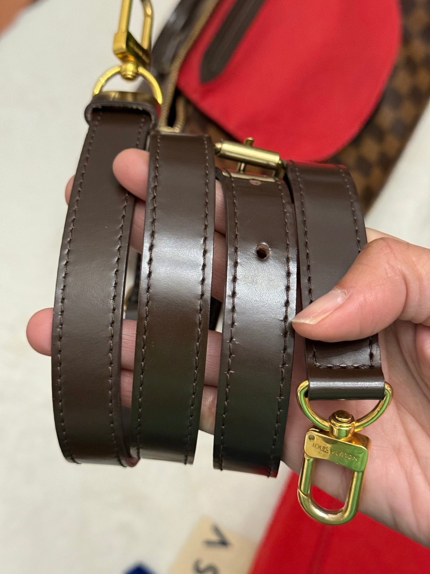 Louis Vuitton Speedy 30 Bandouliere Damier Ebene