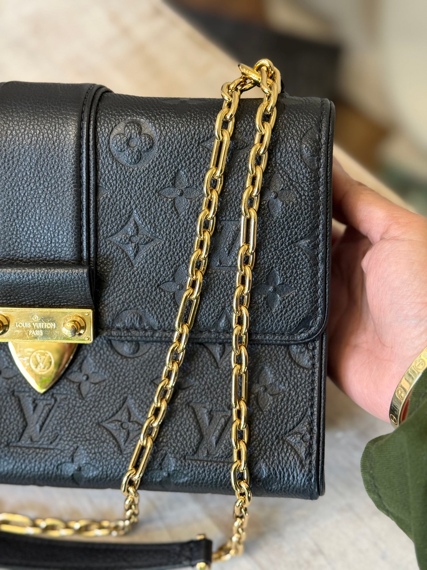 Louis Vuitton Saint Sulpice PM Mono Empreinte Noir/Black